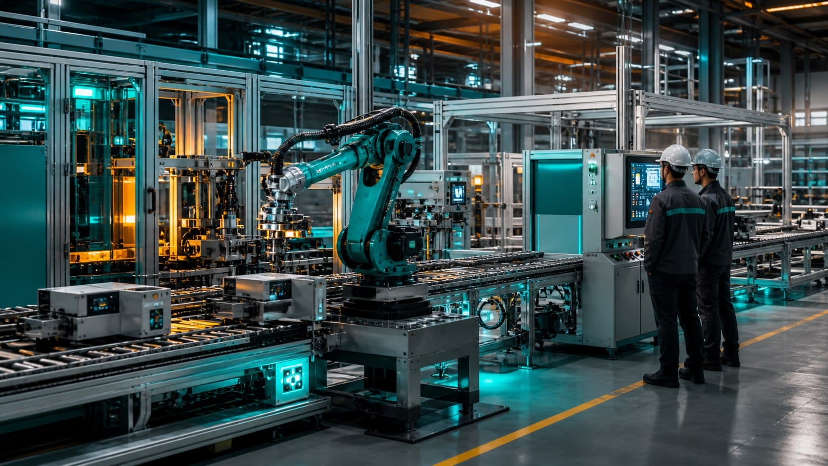 Custom machines built with automation inside.